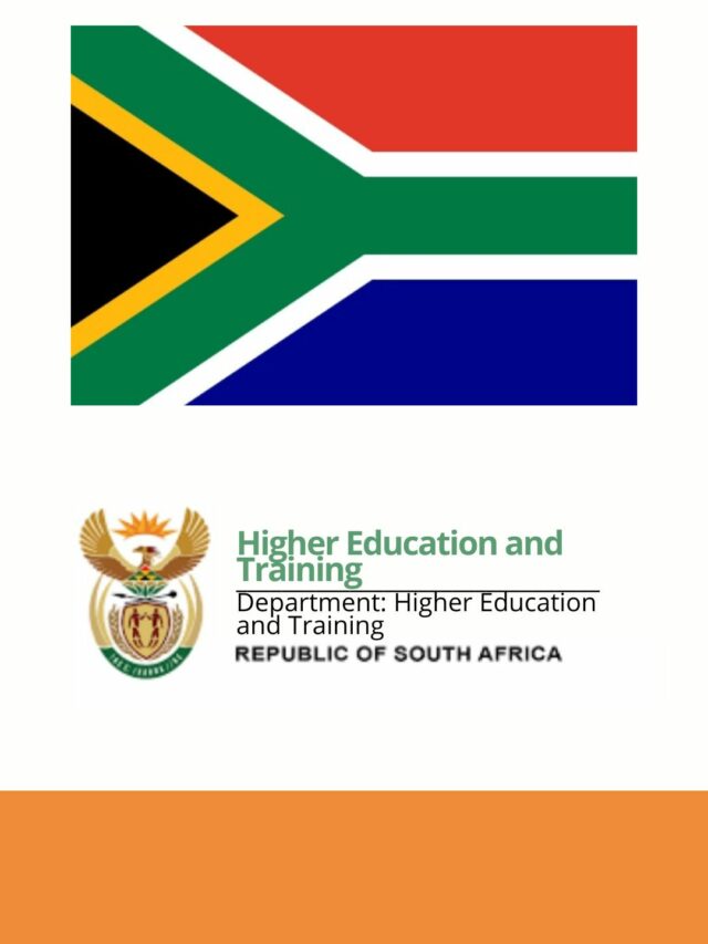 The Department of Higher Education and Training JOBS