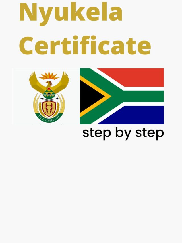 Nyukela Certificate: Must-Have to work for Government