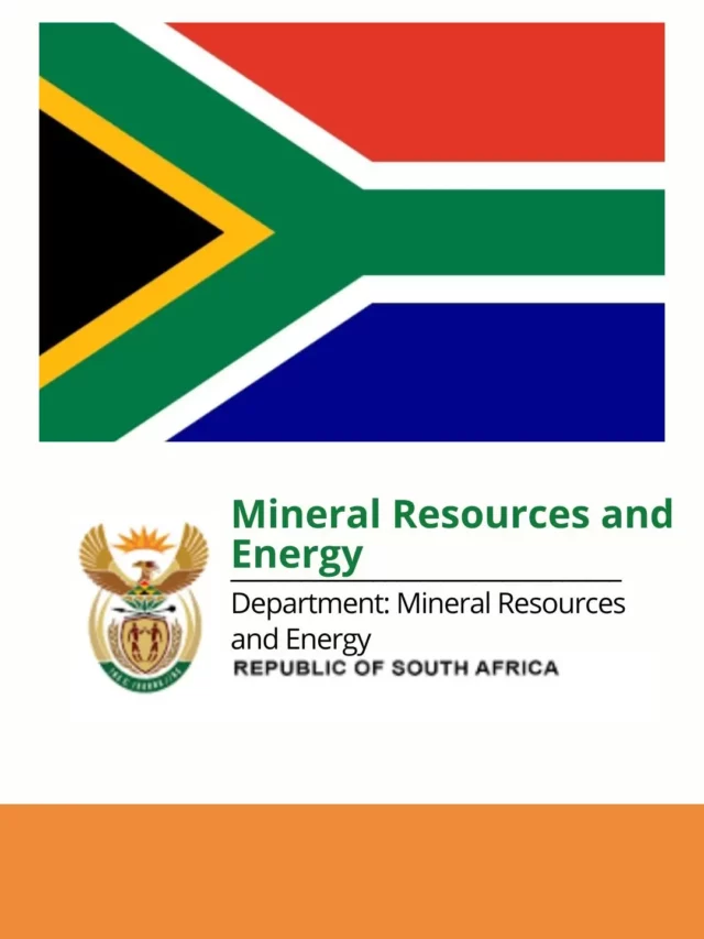 The Department of Mineral Resources and Energy JOBS APPLY